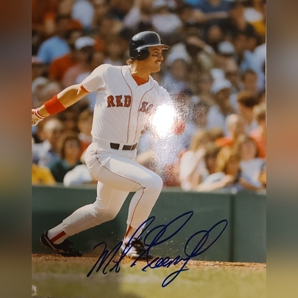 8×10 Autographed photo Mike Greenwell Boston Red Sox 1985-1996 - Picture 1 of 4